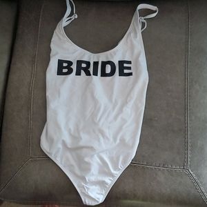 Large BRIDE one piece swimsuit